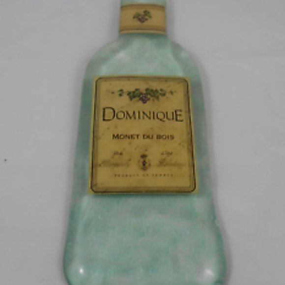 DOMINIQUE MONET DU BOIS 1992 WINE BOTTLE WALL HANGING - Picture 5 of 5